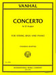 Concerto in D Major for String Bass & Piano cover